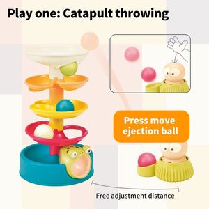 Zhorya Juego de Pista de Canicas Educativo Temprano para Bebés, Juguete de Pista de Rodillos con Canicas - Product Image 2