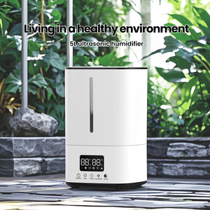 Gran Oferta <span class=keywords><strong>Humidificador</strong></span> Evaporativo de <span class=keywords><strong>Vapor</strong></span> Frío y Caliente Diseño de Llenado Superior 5L <span class=keywords><strong>Humidificador</strong></span> de Aromaterapia para Interiores - Product Image 4