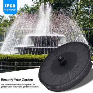 आउटडोर उद्यान पार्क पूल के लिए परिदृश्य पानी पंप सौर फाउंटेन सजावटी, पक्षी स्नान, तालाब - Product Image 3