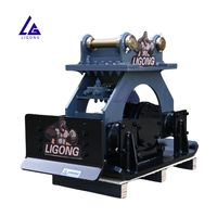 Plaque de nivellement latérale compacteuse hydraulique Ligong pour excavatrices de 1 à 50 tonnes : Intégration des fonctions de compactage et de nivellement pour une utilisation simplifiée sur site