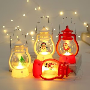 Linterna Navideña Colgante LED con Diseño de Santa Claus y Muñeco de Nieve, Decoración Navideña para el Hogar - Product Image 5