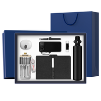 Tasse 7 en 1 + clé USB + bloc-notes A5 ordinaire + stylo + écouteur sans fil + parapluie + banque d'alimentation coffret cadeau