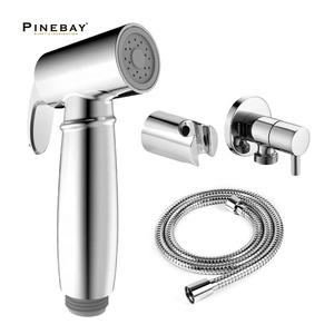 Pinebay Chất Lượng Cao Vệ Sinh Cá Nhân Bidet Phun Đặt Hồi Giáo Tắm Cầm Tay Bidet Phun Du Lịch Bidet Shattaf Cho Phụ Nữ