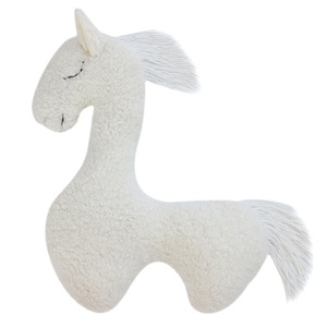 MXRPROPS recién nacido fotografía almohada Caballo Blanco unicornio felpa almohada accesorios para fotografía de bebé - Product Image 1
