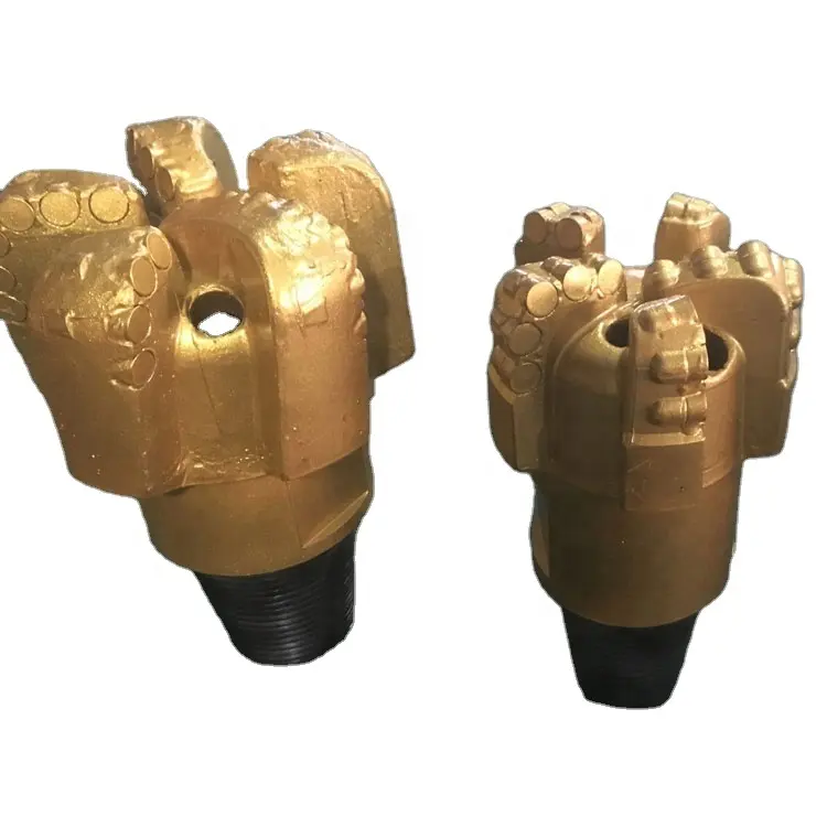 Geotec Wuxi CROWN PDC bit customized 5 Wings Drag Wing Blades 252 Pdc Drill Bit