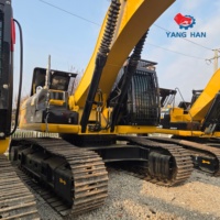 Excavatrice hydraulique d'occasion CAT 336D, 36 tonnes, pour travaux de construction