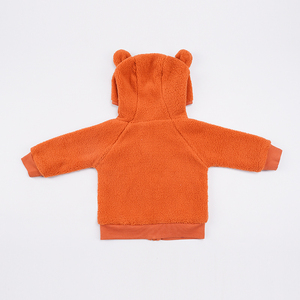 Personnaliser les vestes à capuche en molleton pour bébé <span class=keywords><strong>Veste</strong></span> à capuche en molleton durable pour bébé Vente en gros Fabricant de vêtements d'hiver pour bébé - Product Image 2