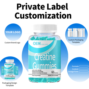Gomitas de Creatina Personalizadas Directamente de Fábrica, Suplemento Energético para Nutrición Deportiva, Pedido Flexible para Reabastecimiento de Stock - Product Image 2