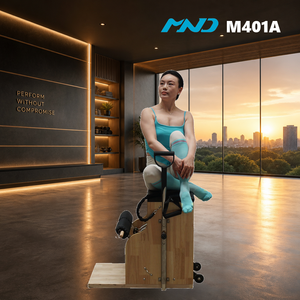 เก้าอี้พิลาทิสแบบมีฐานรองรับ รุ่น MND M401A (7) ผลิตจากไม้ยางพารา สำหรับออกกำลังกาย อุปกรณ์ยิมจากโรงงานโดยตรง เหมาะสำหรับสตูดิโอพิลาทิสและฟิตเนสคลับ - Product Image 1
