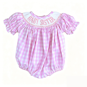 Vêtements pour bébés et enfants en coton, style boutique personnalisé, combinaison à bulles pour bébé, vente en gros, vêtements pour nouveau-nés, nouveaux styles - Product Image 3