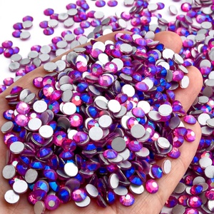 โอเลีย ขายส่งร้อนแรง คริสตัลแก้วสีชมพู/สีโรส แบบติดเย็น ไม่ใช่แบบติดร้อน จำนวนมาก สำหรับตกแต่งเสื้อผ้า - Product Image 4