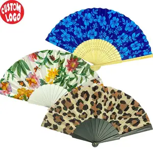 Atacado Natural Bambu Mão Fan Casamento Pclassical Aper Fans Bulk Hand Fan Casamento Branco Personalizado