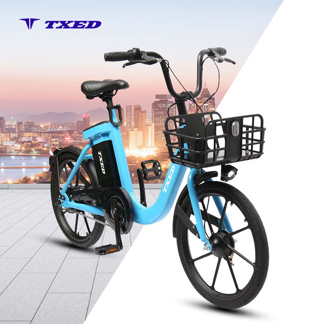 TXED Popular Electric Bicycle with 20 Inch 36V 250W Single Speed Electronic Rear Hub Motor Sharing Electric Bike