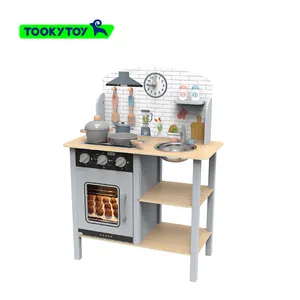 子供の台所のおもちゃは調理炊飯器キッチンセットの音と光のシミュレーションストーブ調理器具を模倣しますキッチンセット
