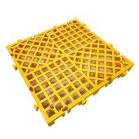 40*40*3cm Direktverkauf ab Werk Rutschfeste Verschleißfeste Schnellmontage PP Ineinandergreifende Bodengitterplatten für Autowaschanlagen und Werkstätten