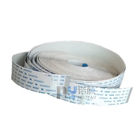 Kabel Data Datar 14 Pin 6000Mm 5200Mm Kabel Data Panjang untuk Printer Liyu Printer Inkjet untuk Dx5 Dx7 5113 Xp600 512 Kepala Cetak
