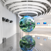 Écran sphérique LED personnalisé P1.2 P1.8 P2 P2.5, écran vidéo LED en forme de globe, sphère LED géante, écran sphérique LED