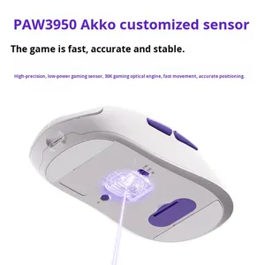 <span class=keywords><strong>Souris</strong></span> de jeu sans fil AKKO Pulse01 double 8K 7 boutons 2,4 GHz + ergonomique haute performance pour droitier 3950 - Product Image 5