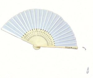 Abanico de Boda Pintado a Mano con Diseño Personalizado, Material de Bambú, Plegable, Precio de Fábrica - Product Image 3