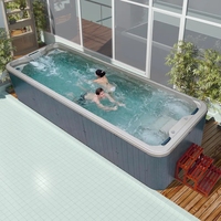 Corée sol sexe adulte massage jet d'air extérieur natation spa natation piscine spa bain à remous 6m extérieur