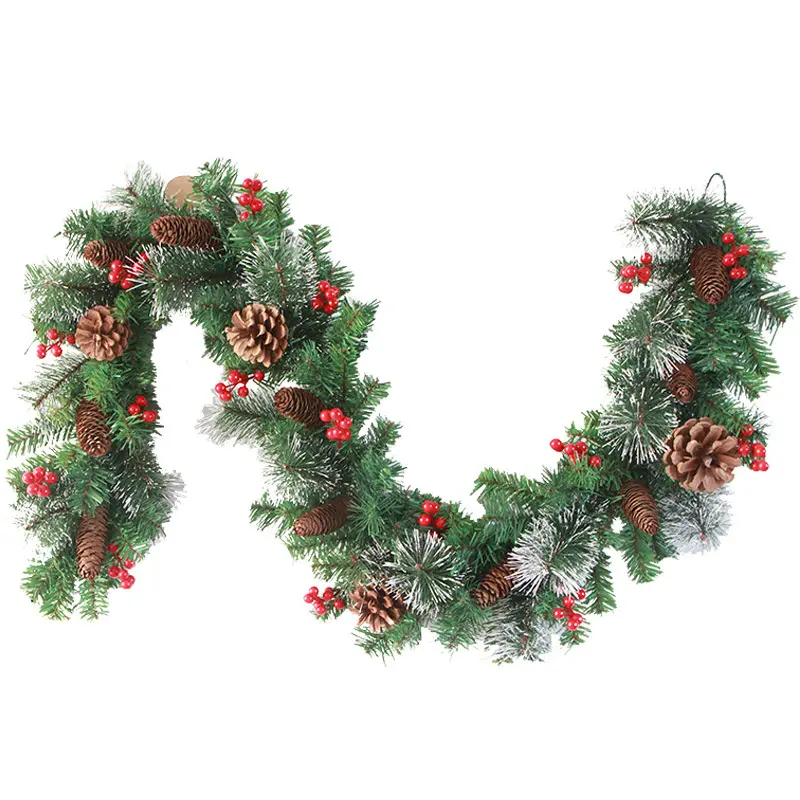New style promotional PVC artificial Christmas wreath/garland for Christmas