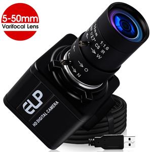 Cámara Web USB OEM ELP 4K, Sensor IMX317, Lente con Zoom Varifocal de 5-50 mm, Controlador UVC Gratuito para Windows, <span class=keywords><strong>Mac</strong></span> y Linux - Product Image 1
