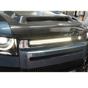 Accesorios Exteriores para Land Rover Defender 2020-2024, Parrilla Delantera con LED y Emblema LED, Kit de Carrocería - Product Image 4