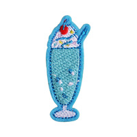 Patchs brodés personnalisés de dessins animés, patchs décoratifs en tissu pour la décoration de vêtements et de sacs, patch brodé personnalisé en gros
