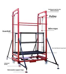 Nouvelle plateforme élévatrice électrique à chaîne, hauteur de travail 12 m, télécommande, en alliage d'aluminium, pour restaurant et entrepôt - Product Image 2