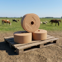 Bloque de Sal Mineral para Animales, 99% Cloruro de Sodio Puro, Bloque de Sal para Ganado de 5 kg, Venta de Fábrica