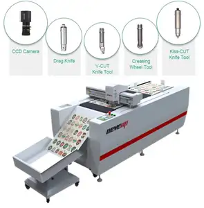 ตัวอย่างฟรีตัดตัดสติกเกอร์ไวนิล CNC Die Car Mat เครื่องตัดกล่องขนาดเล็กสําหรับขาย