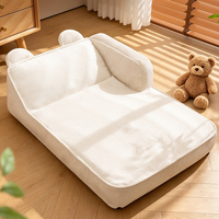 Canapé-lit pour chat en peluche épaisse et douce, adapté à toutes les saisons, avec support pour le cou