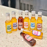 Bouteilles d'eau de sport en plastique de 18 oz pour enfants et adultes, étanches, réutilisables, pour la salle de sport, les voyages, l'école, le bureau, multicolores, avec impression à l'écran