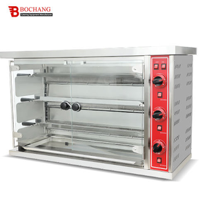 Rôtissoire à <span class=keywords><strong>poulet</strong></span> professionnelle de haute qualité en acier inoxydable électrique à 3/6/9 étages pour restaurant, utilisation en extérieur - Product Image 2