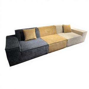 Muebles de Sala de Estar de Alta Calidad, Sofá Esquinero Compacto, Moderno, Tipo Bloque de Tofu, Tres Plazas, Sellado al Vacío, Plegable - Product Image 5