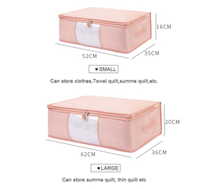 Customizable Quilt <b>Storage</b> <b>Bag</b> Non-Woven Cotton Clothes Quilt Organizer Luggage Packing <b>Bag</b> Packing Cubes - Product Image 3