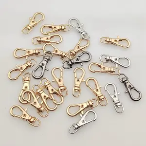 Kim loại hợp kim kẽm Mini Puppy khóa túi phụ kiện khóa tôm hùm Cá Mỏ khóa Keychain Phụ kiện tự làm