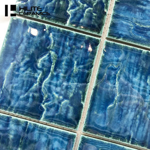 Azulejos de mosaico <span class=keywords><strong>azul</strong></span> para <span class=keywords><strong>piscina</strong></span>, espejo cuadrado de tamaño pequeño, diseño de moda, 295,5x295,5mm - Product Image 4