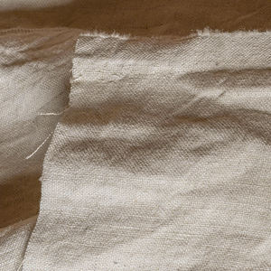 मोटा फुसफुसा हुआ सफेद रफ भारी वजन वाला नरम लिनन कपड़ा - Product Image 6