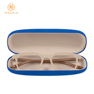 カスタムロゴ入りPUレザーメガネケース、光学フレーム収納ボックス、サングラスと眼鏡用キャリングケース - Product Image 3