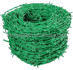 Alambre de púas tejido galvanizado en caliente con revestimiento de PVC y servicios de corte y doblado - Product Image 3