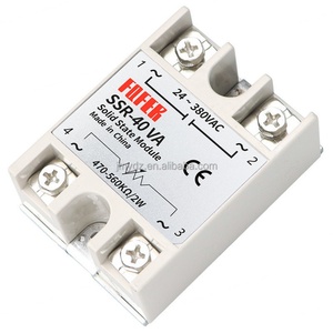 Regulador de Voltaje Monofásico de Estado Sólido SSR-10VA/25VA/40VA-H 24-380VAC/90-480VAC, Relé Inteligente de CA - Product Image 1