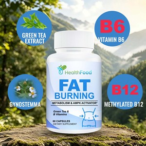 Cápsulas Quemagrasas Directas de Fábrica, Favorecen el Control de Peso Saludable y la Pérdida de Grasa Saludable con Vitamina B6, Suplemento Dietético - Product Image 2