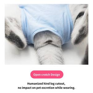 Traje de recuperación anti-lamido <span class=keywords><strong>para</strong></span> gatos, mono suave posquirúrgico, alternativa al collar protector <span class=keywords><strong>para</strong></span> gatas y gatitos - Product Image 3