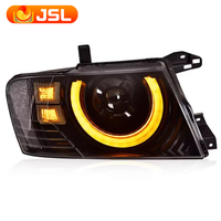 Feux de voiture pour Pajero V73 2006-2020, phares LED, versions LHD et RHD, feux de jour DRL, clignotants dynamiques, design de lentille de projecteur