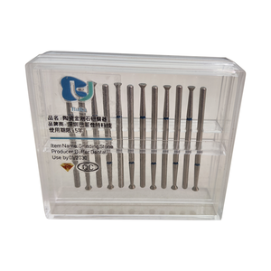 12 Pezzi Frese Diamantate HP per Laboratorio Dentale, Rifinitura Rapida Manuale del Metallo, Lucidatore Affilato e Durevole per Plastica e Pietre Preziose - Product Image 2