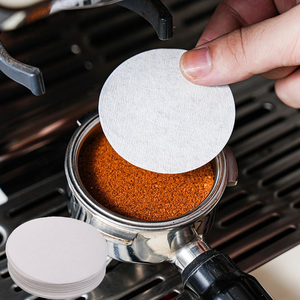 Filtros de Café Redondos de Repuesto, Sin Blanquear, Compatibles con Cafeteras Aeropress, 64 mm/2.5 pulgadas - Product Image 1