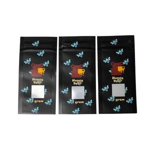 איטום חום 3.5 7 גרם 1 עוז 1 גרם גרם לחות-עמיד בפני zip חסינת ריח שטוח אריזת שקית מילאר לעיסה מסטיק מזון משומר - Product Image 2