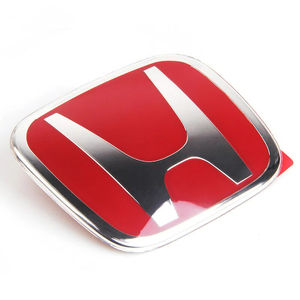 フロントグリルエンブレム レッドエンブレム フロント＆リア用 2006-2015 シビックセダン EX LX SI用 - Product Image 3