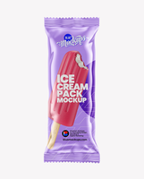 Emballage de barre de crème glacée au chocolat imprimé sur mesure en usine, emballage en plastique, film laminé, emballage de sucette glacée
